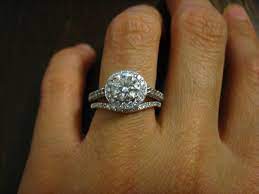 Wedding Band To Fit Halo Engagement Ring Weddingbee Bridal Rings Best Engagement Rings Halo Engagement Rings