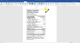 Free editable nutritional facts template. How To Resize Nutrition Fact Label Downloads Menusano