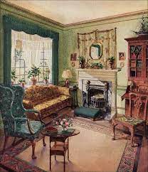 Living room 1920s furniture styles. 1929 Living Room Karpen Furniture 1920s Home Decor 1930s Home Decor Vintage Living Room