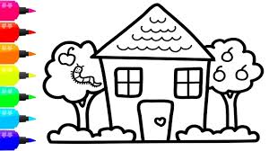 If you need a simple coloring page for your children, you can use house coloring pages.it is a fun activity for your children because it seems that they are painting their houses and it helps kids to develop their habit of coloring and painting, introduce them new colors, improve the creativity and motor skills. Flower House Kids Drawing Novocom Top