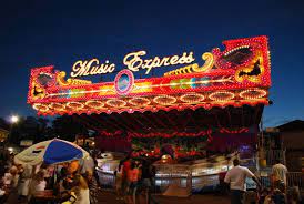 Me dad, and uncle marshall all ride the music express at the carnival. Playland Park Music Express Music Express Carnival Rides Amusement Park Rides
