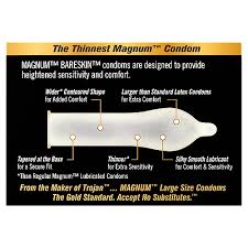 New Trojan Magnum Bareskin Large Size Condoms - 10 Latex Condoms - Exp.  02/2027 784922451859 | Ebay