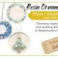 SOLD OUT - Resin Holiday Ornament Class event in Fairhaven, MA