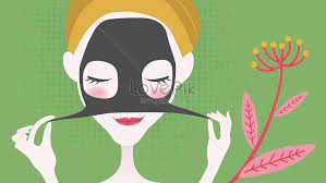Masker wajah alami menawarkan perawatan kulit wajah yang mudah & efektif. Ilustrasi Vektor Gadis Dengan Topeng Wajah Gambar Unduh Gratis Ilustrasi 630001484 Format Gambar Jpg Lovepik Com
