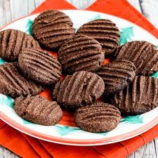 How to make desserts for people with diabetes? Flourless Sugar Free Chocolate Shortbread Cookies Video Kalyn S Kitchen