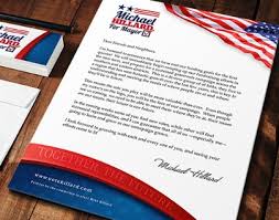 Collection of most popular forms in a given sphere. Political Letterhead Customized Campaign Logos Printplace