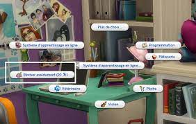 Online Learning System De 41 Competences Par Littlemssam Candyman Gaming Sims Apprentissage Bambin Sims 4