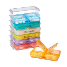 Organizator de medicamente cu patru compartimente si alarma. Organizator Medicamente Saptamanal 4 Compartimente Limba Engleza Organizator Medicamente Saptamanal Organizator Medical Dimineata Si Seara Caseta Organizator Medicamente