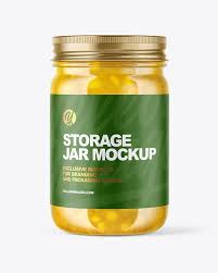 Download Download Ghee Glass Storage Jar Mockup Psd