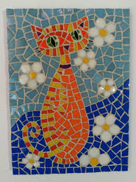Mosaico Gato Azul | Domus Sophiae