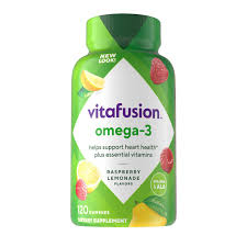 Vitafusion Omega-3 EPA/DHA Vitamin Gummies - Raspberry Lemonade - Shop Diet  & fitness at H-E-B