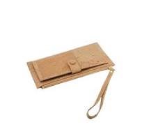 Generic Slim Cork Wallet for Women with RFID protection, Vegan wallet purse  Eco Friendly gift, Phone wallet (Natural Cork)