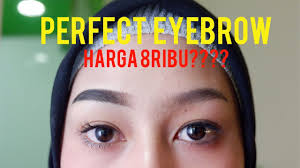 Tutorial Gampang Bikin Alis Pakai Pensil Alis Harga 8ribu Vlogtutorial1 Youtube