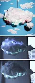 Speaker Cloud Cloud Lamp Diy Crafts