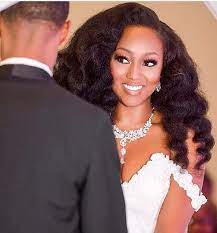 The Natural Hair So Pretty Long Blown Out Natural Hair African American B Natural African American Hairstyles Natural Hair Bride African Hairstyles