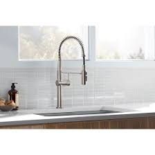 Kohler Crue Single Handle Semiprofessional Kitchen Faucet Reviews Wayfair