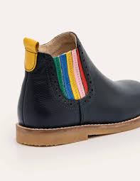 Men's paulson up chelsea boot. Leather Chelsea Boots College Navy Rainbow Boden Au