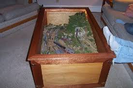 This was an eight month project, or around 30 weekend to. Model Railways Coffee Tables