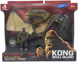 Skull island is a reboot of the king kong franchise, and serves as the second film in legendary's monsterverse. Lanard Juego De Figuras De King Kong Isla Calavera Creature Contact Pterodactilo Barco Y Figura Amazon Com Mx Juegos Y Juguetes