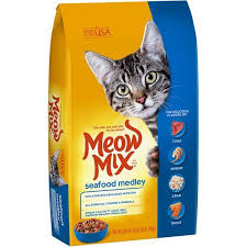 Meow Mix Seafood Medley Dry Cat Food 3 15 Lb Bag In 2020 Dry Cat Food Cat Food Storage Seafood Medley