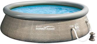 Summer Waves 12 X 36 Quick Set Anneau Au Dessus Du Sol Piscine Avec Pompe Amazon Ca Terrasse Et Jardin