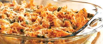 three cheese baked ziti with spinach