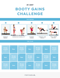 21-Day Butt-Building Challenge | POPSUGAR Fitness Middle East