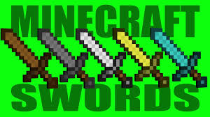 Minecraft diamond helmet green screen. Green Screen Minecraft Swords 1080p Hd Youtube