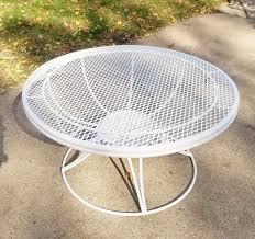 60 S Homecrest Wire Table Eames Era Round Coffee Table Etsy Metal Patio Furniture Round Metal Coffee Table Comfortable Patio Furniture