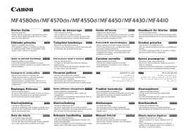 Quelques secondes suffisent à remplacer la cartouche compacte qui comprend le toner, le tambour et installer, pilote et logiciels pour d' canon canoscan nu complète. Canon I Sensys Mf4580dn I Sensys Mf4450 I Sensys Mf4430 I Sensys Mf4410 I Sensys Mf4550d I Sensys Mf4570dn User Manual Manualzz