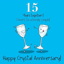 Happy Anniversary 15 Happy 15th Anniversary Wedding Anniversary Greeting Cards Anniversary Verses