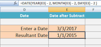 Click on either the hard coded or cell reference button to view the formula that has a number of workdays that are to be subtracted from a specific date directly entered into the formula or referenced to a specific cell. 3 Ways To Add Subtract Dates In Excel