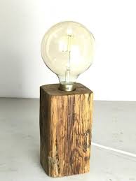 Altholz Tischlampe 35cm Etsy In 2020 Wood Wall Lamps Wall Lamp Led Wall Lamp