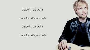 Dapatkan lirik lagu lain oleh ed sheeran di kapanlagi.com Ed Sheeran Shape Of You Lyrics On Screen Youtube