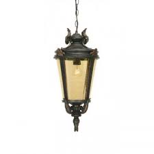 Halethorpe Large Seeded Glass Ornate Hanging Porch Lantern Outdoor Laternen Hangelaternen Laterne