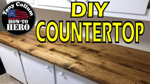 The handmade light fixture is very shabby chic and the. Laundry Room Cabinets Rustic Countertop Tony Collum The How To Hero Youtube