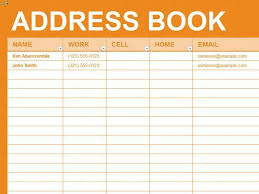 Book Template Google Docs Elegant Free Excel Template Personal Address Book Of 30 Exclusive B Address Book Template Book Template How To Make Brochure