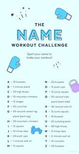 Pin By Mariette Van Vuuren On Health In 2020 Spell Your Name Workout At Home Workout Plan At Home Workouts