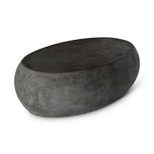 Pebble Dark Gray Coffee Table Memoky Com Deck Furniture Arrangement Coffee Table Concrete Coffee Table
