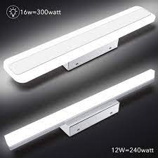 Lampada Bagno Specchio 16w 50cm Applique Sottile Da Parete Lampda Bagno Specchio Lampada Led Moderno Appli Specchi Bagno Applique Da Parete Specchi Moderni