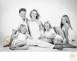 Bridget Corke Photography White Background Family Studio Shoot Family Portrait Poses Studio Family Portraits Family Portrait Photographer
