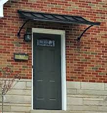 Metal Awning Door Awnings Steel Doors Exterior Metal Door Awning