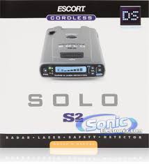 It incorporates both laser and safety detection. Escort Solo S2 Cordless Radar And Laser Detector