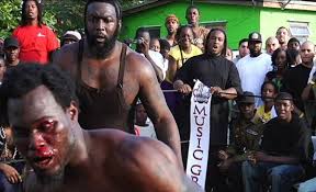 Man, let me get my bread, slice says as his opponent spits blood onto the lawn. Dada 5000 On Fight With Sellout Kimbo Slice This Is Payback