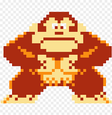 Donkey Kong Donkey Kong Pixel Art Minecraft Png Image With Transparent Background Toppng Adventure, action, skill, and was added on jan 25, 2015. donkey kong pixel art minecraft png
