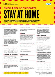 Why is only england going into lockdown? Withdrawn England Lockdown Stay At Home Posters Gov Uk