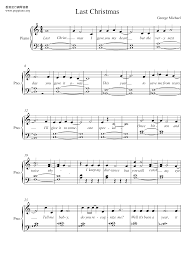 Wham Last Christmas Sheet Music Pdf Free Score Download
