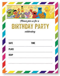 Create your sesame street birthday theme, and the invitation is the first thing to generate excitement. Free Sesame Street Templates Treephoenix