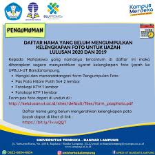 Pada kesempatan ini saya akan berbagi informasi mengenai cara mudah cek nomor ijazah secara online di wensite dikti. Daftar Nama Yang Belum Mengumpulkan Kelengkapan Foto Untuk Ijazah Lulusan 2020 Dan 2019 Upbjj Ut Bandar Lampung