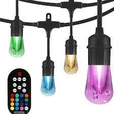 22,901 results for string lights bulbs. China 48ft Color Changing Outdoor Rgb Cafe Led String Lights With 16 S14 Shatterproof Bulbs China Led String Light Rgb String Light